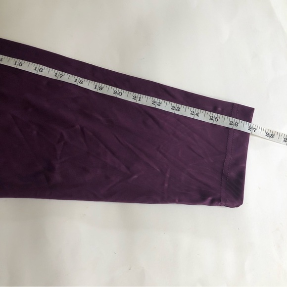 Maelreg Golf Performance Dry Fit Embossed Purple Long Sleeve Shirt Polo Size 3XL - Picture 14 of 16